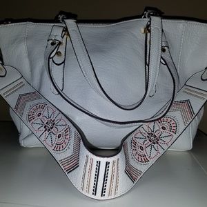 Jessica Simpson White Handbag
